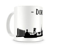 Tasse Dortmund Skyline Tasse Modellnummer  wei/schwarz