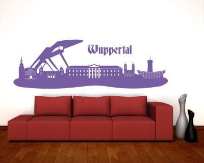 Wuppertal Skyline Wandtattoo - Ansicht 3