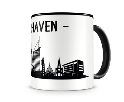 Bremerhaven Skyline Kaffeetasse Kaffeepott - Ansicht 3