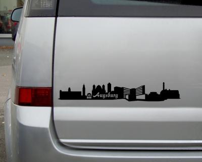 Augsburg Skyline Sticker Aufkleber - Ansicht 2