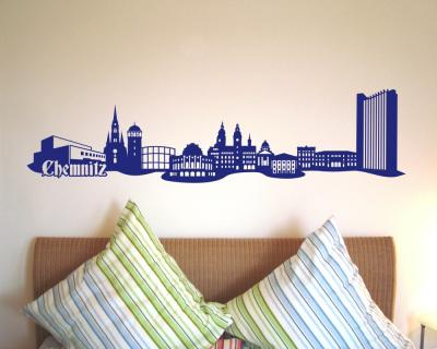 Chemnitz Skyline Wandtattoo - Ansicht 3