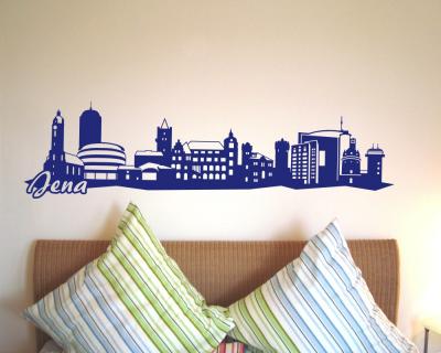 Jena Skyline Wandtattoo - Ansicht 3