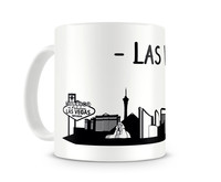 Las Vegas Skyline Kaffeetasse Kaffeepott Tasse Modellnummer  wei/schwarz