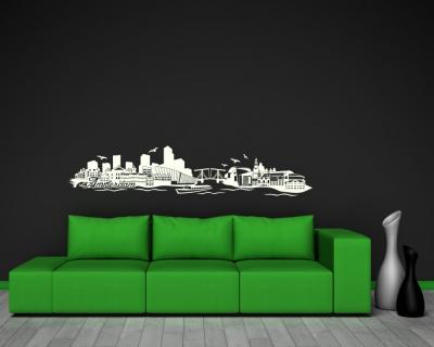 Amsterdam Skyline Wandtattoo - Ansicht 2