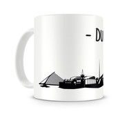 Dublin Skyline Kaffeetasse Kaffeepott Tasse Modellnummer  wei/schwarz