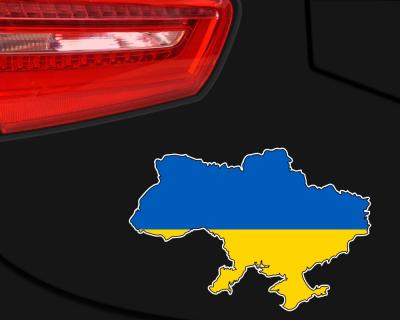 Ukraine Aufkleber Autoaufkleber - Ansicht 2