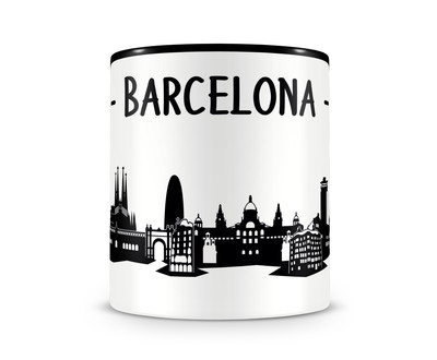 Barcelona Skyline Kaffeetasse Kaffeepott - Ansicht 2