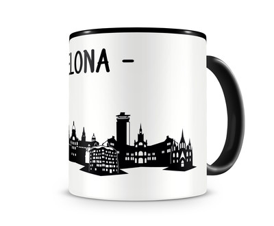 Barcelona Skyline Kaffeetasse Kaffeepott - Ansicht 3